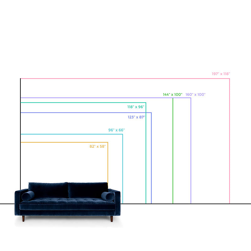 Simple Sketch of Buildings Mural for Accent Wall, Custom-Printed Wall Covering in Blue and White Clearhalo 'Wall Decor' 'Wall Mural' 1041690