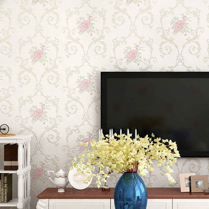 Rural Flowers Self-Adhesive Wallpaper for Accent Wall, 20.5