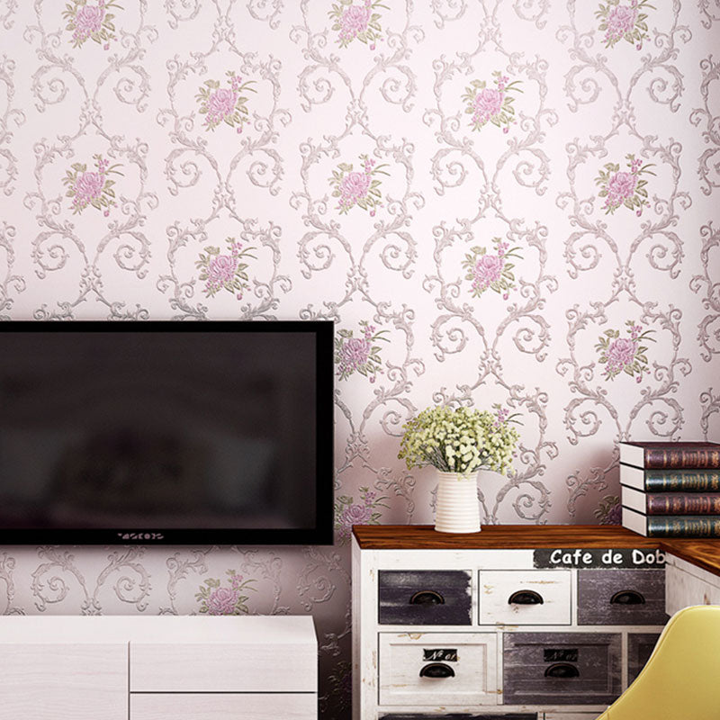 Rural Flowers Self-Adhesive Wallpaper for Accent Wall, 20.5