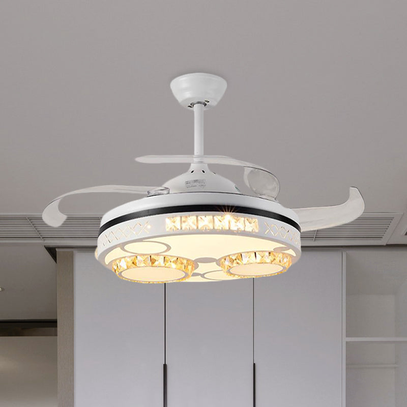 Drum Ceiling Fan Light Traditional 3 Blades 16