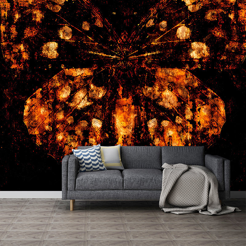 Moisture-Resistant Butterfly Wall Mural Custom-Printed Chinese Wall Covering for Guest Room Decor Clearhalo 'Wall Decor' 'Wall Mural' 1048294