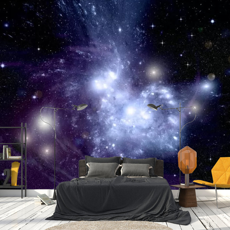 Original Nebula Wall Mural Decal for Home Decoration Minimalist Wall Art, Personalized Size Available Clearhalo 'Wall Decor' 'Wall Mural' 1048726