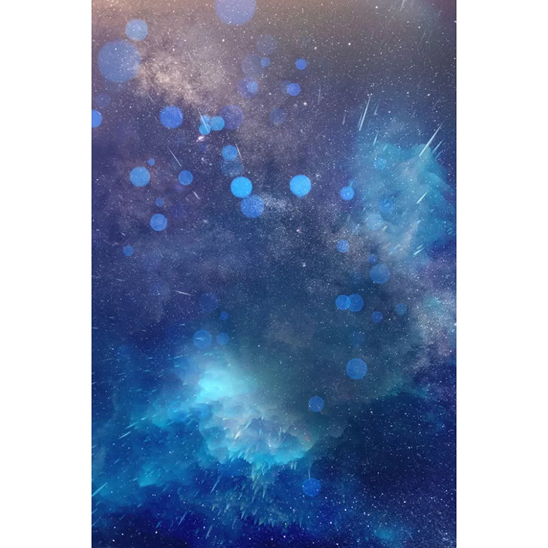 Big Deep Space Wall Mural for Ceiling Decoration Nebula Wall Art in Blue, Stain-Resistant Clearhalo 'Wall Decor' 'Wall Mural' 1048768