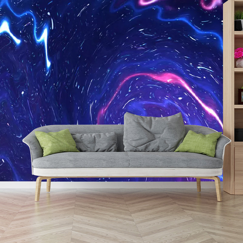 Fantasy Galaxy Mural Wallpaper for Accent Wall Simplicity Wall Art, Made to Measure Clearhalo 'Wall Decor' 'Wall Mural' 1048998