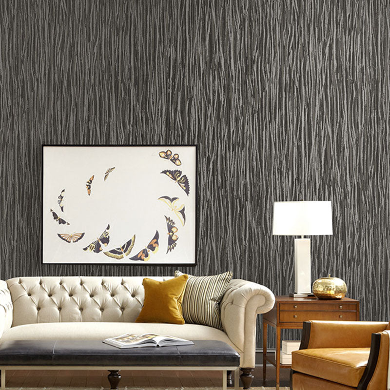 Simplicity Wall Covering in Natural Color Linen Textured Wallpaper, 33'L x 20.5