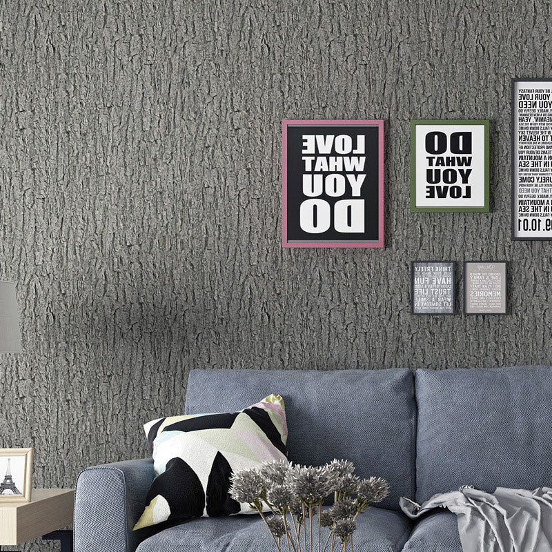 Nostalgic Wood Surface Wallpaper in Neutral Color Home Decorative Wall Covering, 20.5