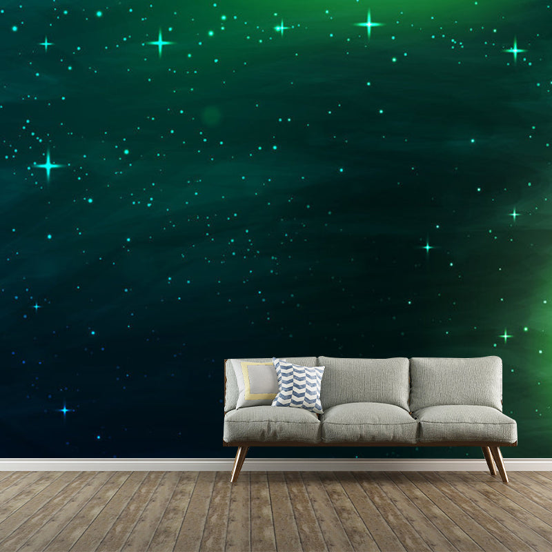 Natural Color Simplicity Wall Decor Custom Size Nebula Wall Mural Decal for Accent Wall Clearhalo 'Wall Decor' 'Wall Mural' 1061756