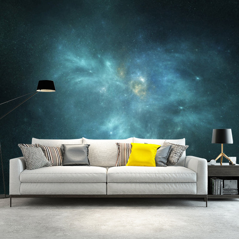 Fantasy Outer Space Wall Decor for Accent Wall Contemporary Mural Wallpaper, Custom Size Available Clearhalo 'Wall Decor' 'Wall Mural' 1061846