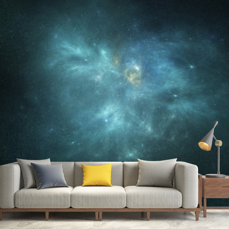 Fantasy Outer Space Wall Decor for Accent Wall Contemporary Mural Wallpaper, Custom Size Available Clearhalo 'Wall Decor' 'Wall Mural' 1061847