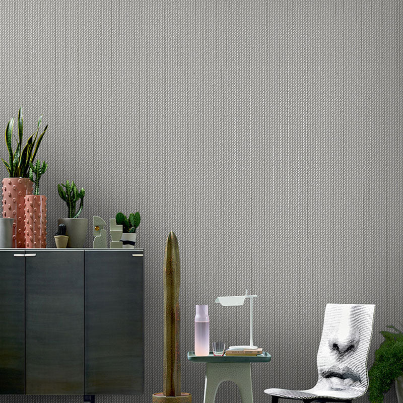 Textured Surface Wall Covering in Soft Color Non-Woven Fabric Wallpaper for Home Decor, 31'L x 20.5