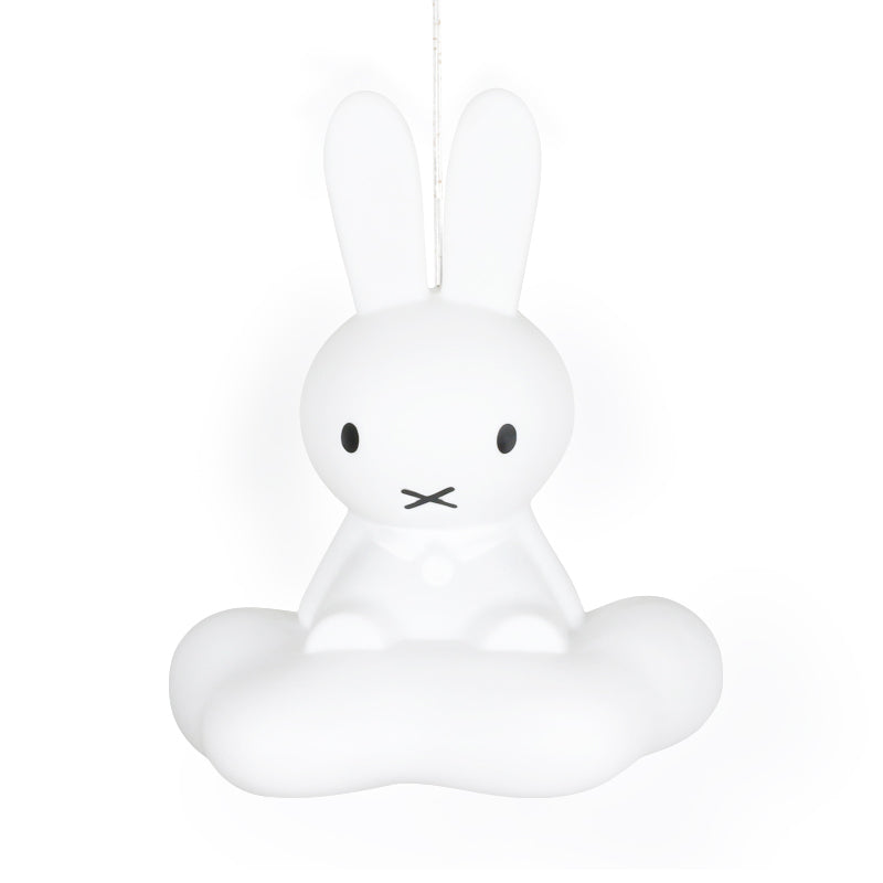 1 Light Kids Room Pendulum Light Cartoon White Ceiling Hang Fixture with Rabbit and Cloud Plastic Shade Clearhalo 'Ceiling Lights' 'Pendant Lights' 'Pendants' Lighting' 1062577