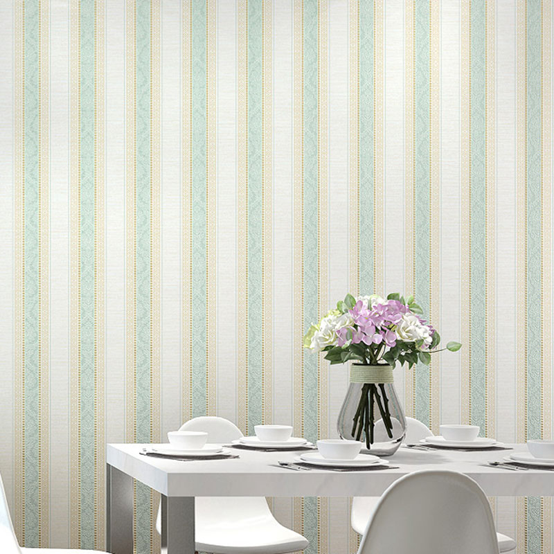 Vertical Stripe Wall Covering for Living Room Decoration Minimalist Wallpaper Roll, 31' x 20.5