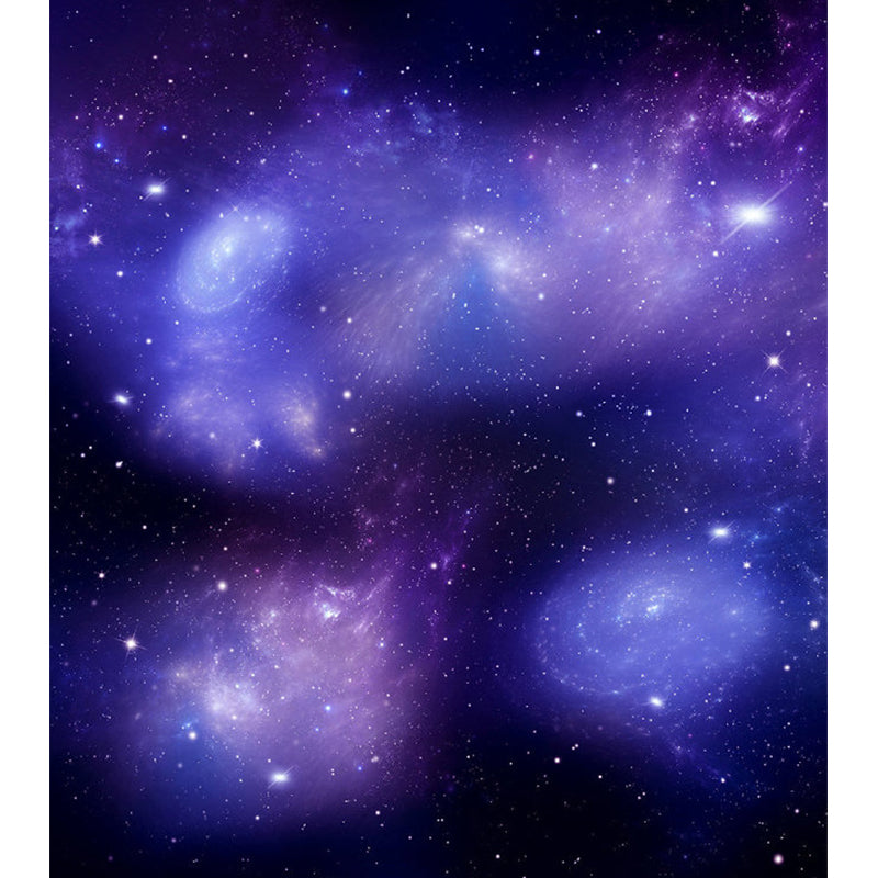 Purple Minimalist Wall Art Customized Size Nebula Mural Wallpaper for Accent Wall Clearhalo 'Wall Decor' 'Wall Mural' 1112662