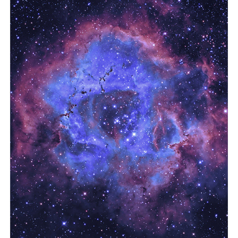 Purple and Blue Nebula Mural Wallpaper Moisture-Resistant Wall Art for Accent Wall Clearhalo 'Wall Decor' 'Wall Mural' 1112692