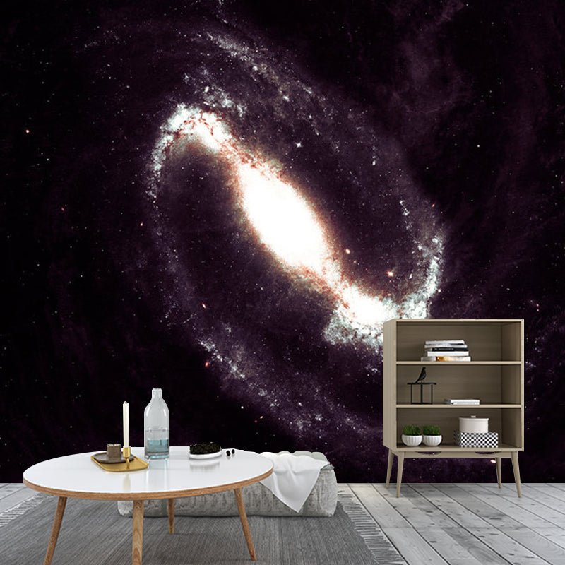 Large Photography Galaxy Mural Wallpaper for Bedroom Decor in Natural Color, Personalized Size Available Clearhalo 'Wall Decor' 'Wall Mural' 1112810