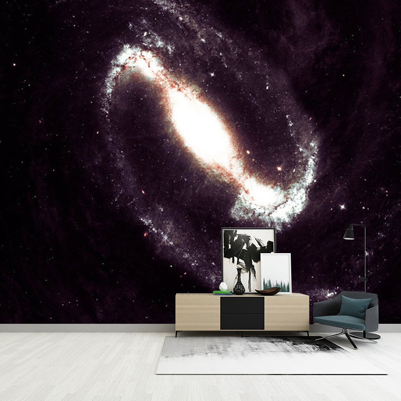 Large Photography Galaxy Mural Wallpaper for Bedroom Decor in Natural Color, Personalized Size Available Clearhalo 'Wall Decor' 'Wall Mural' 1112811