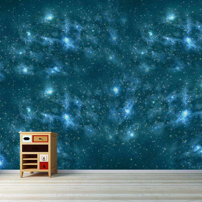 Photo Galaxy Wall Mural Decal Full Size Wall Covering for Accent Wall, Personalized Size Available Clearhalo 'Wall Decor' 'Wall Mural' 1114085