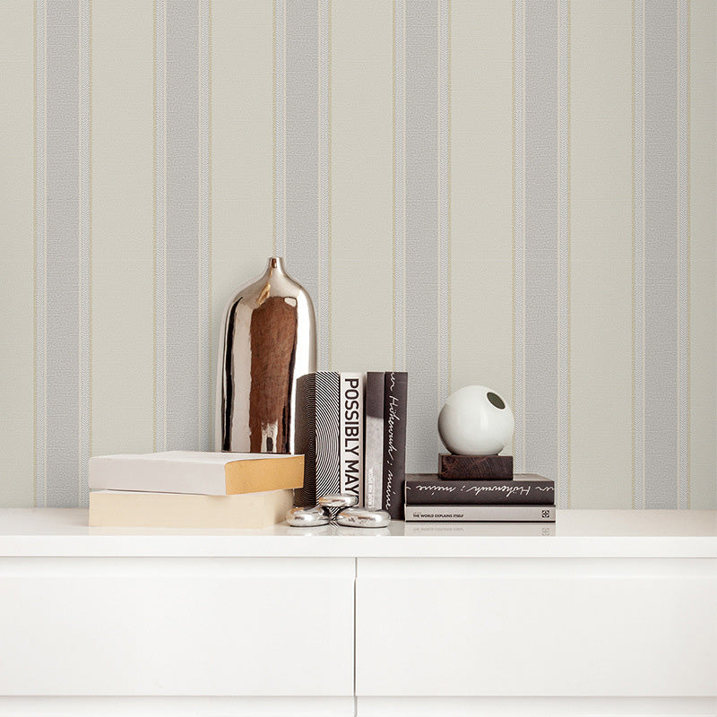 Vertical Stripe Wallpaper Roll for Bedroom Decor 33' x 20.5