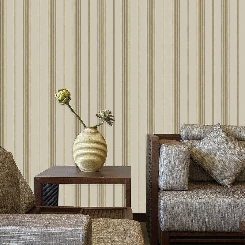 Stain-Resistant Vertical Stripes Wall Covering 20.5