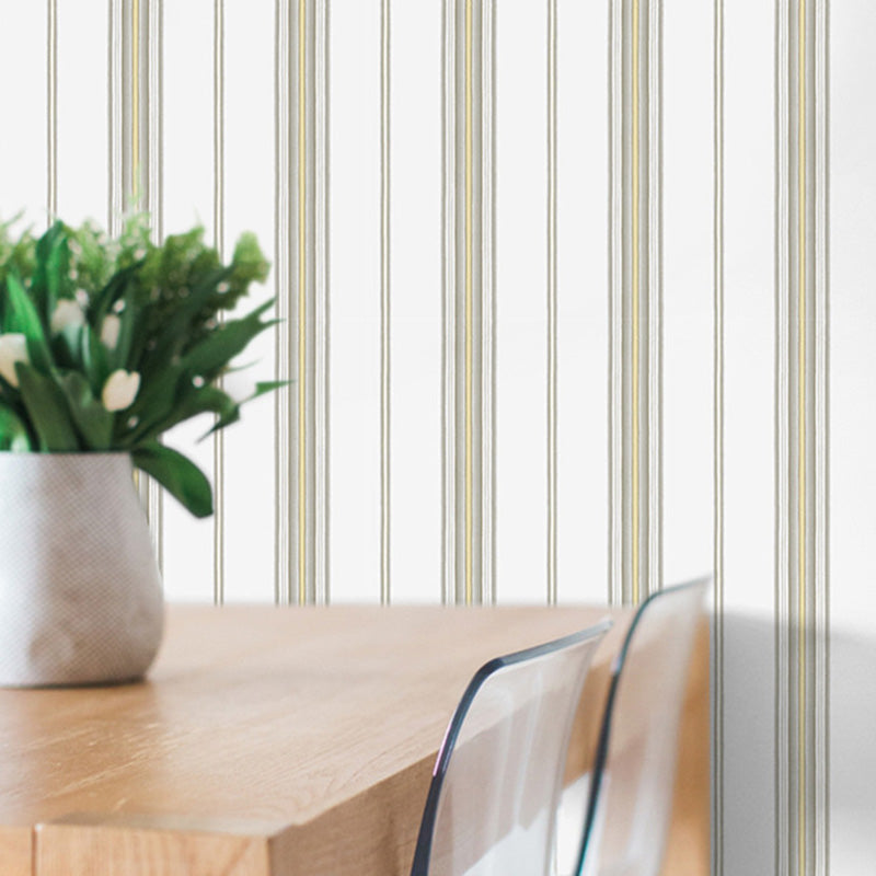 Stain-Resistant Vertical Stripes Wall Covering 20.5