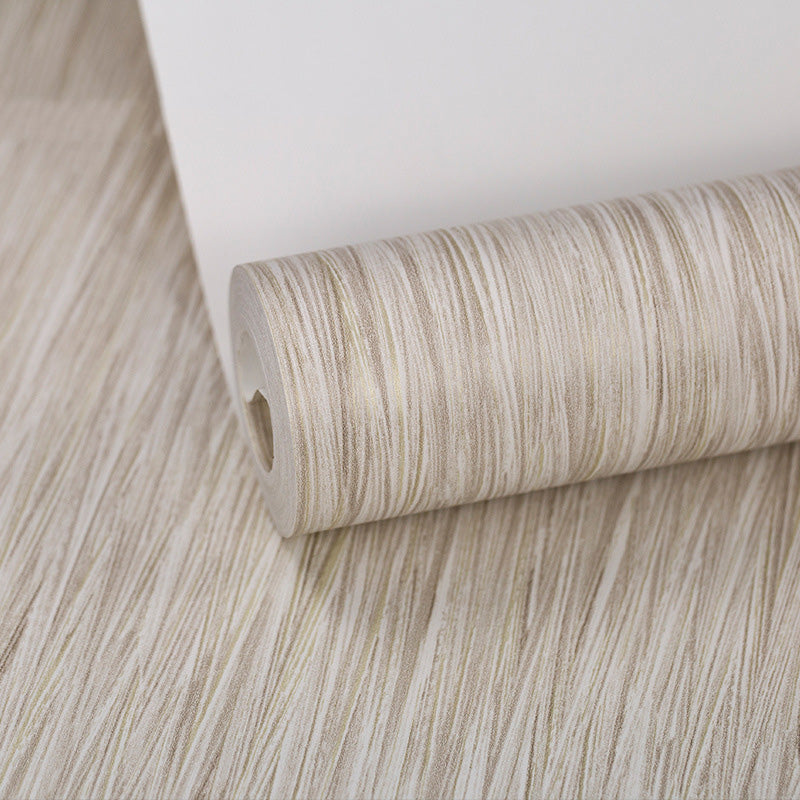 Textured Wallpaper Roll for Guest Room Decoration in Natural Color, 20.5