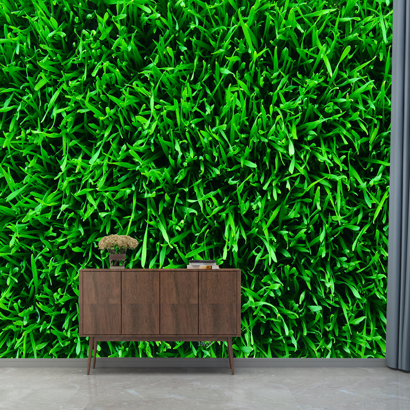 Plant Overlook Scene Wall Mural Contemporary Smooth Wall Decoration in Green for Kitchen Clearhalo 'Wall Decor' 'Wall Mural' 1171514