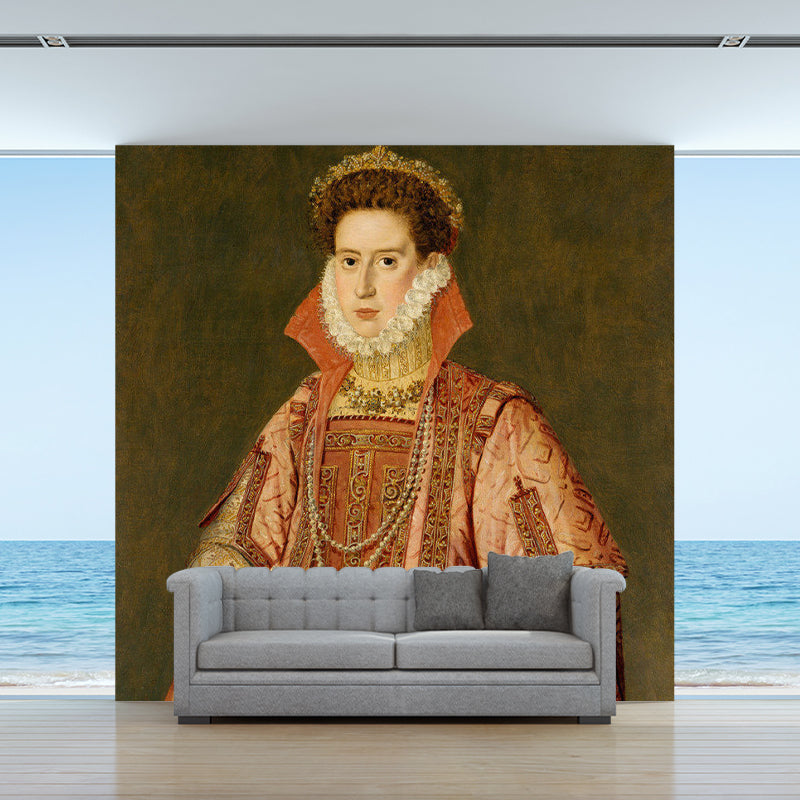 Water-Resistant King Wall Mural Decal Non-Woven Fabric Retro Wall Decor for Living Room Clearhalo 'Wall Decor' 'Wall Mural' 1171923