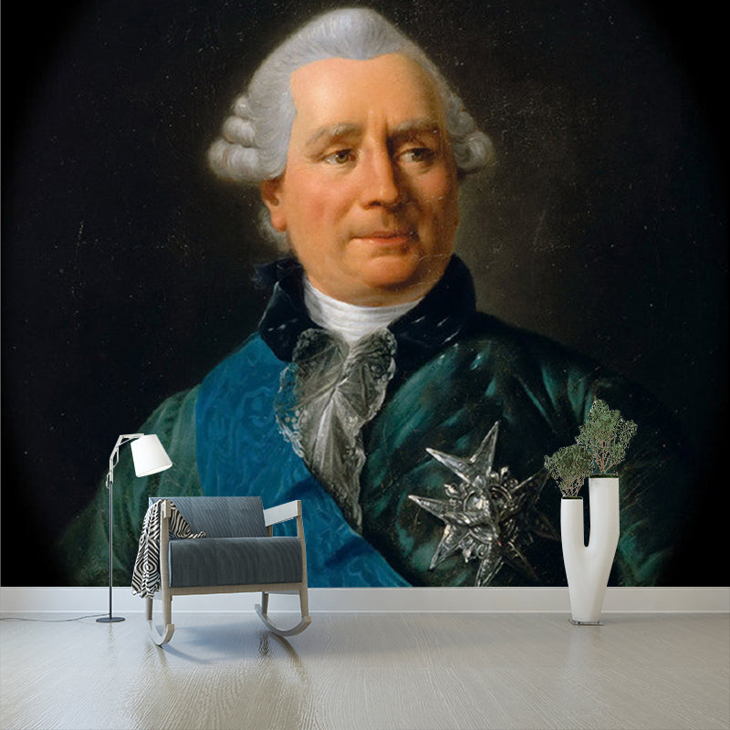 Non-Woven Waterproof Murals Classic John Adams Diplomat To France Portrait Wall Decor Clearhalo 'Wall Decor' 'Wall Mural' 1172204