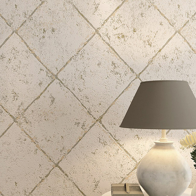 Distressed Tile Look Wallpaper 33' L x 20.5