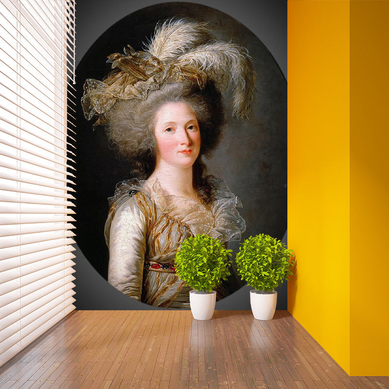 Elisabeth De France Portrait Murals Victorian Period Smooth Wall Covering for Home Clearhalo 'Wall Decor' 'Wall Mural' 1177975