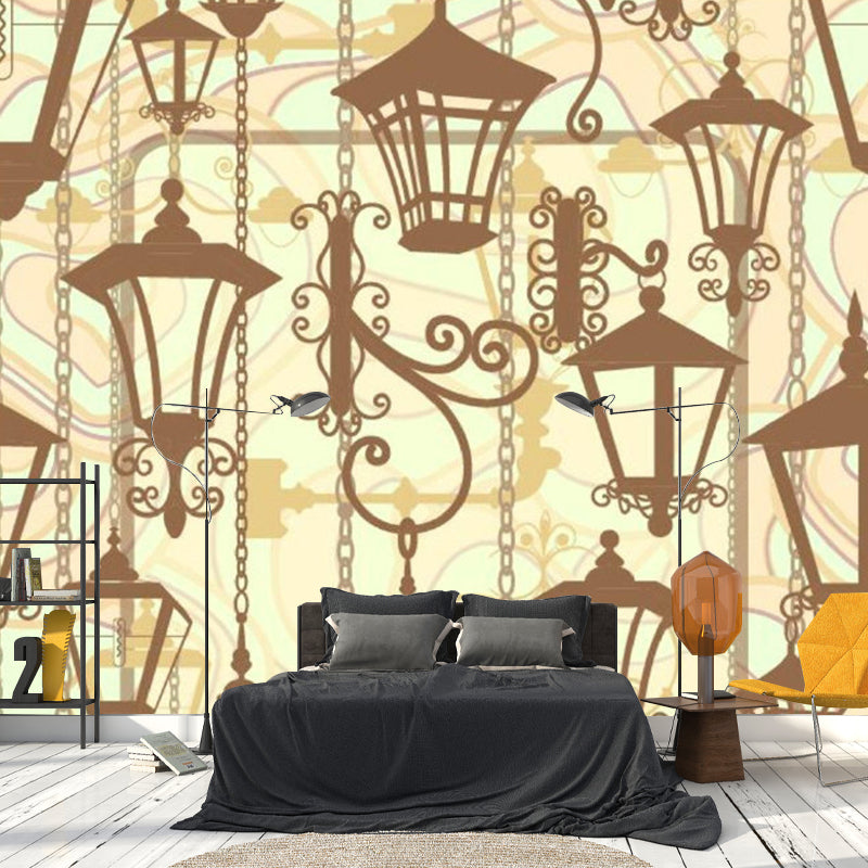 Full Size Lamps Wallpaper Murals Moisture Resistant Kids Style Living Room Wall Decor Clearhalo 'Wall Decor' 'Wall Mural' 1186809