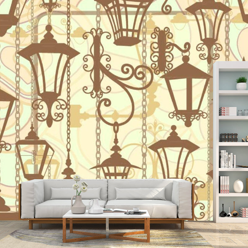 Full Size Lamps Wallpaper Murals Moisture Resistant Kids Style Living Room Wall Decor Clearhalo 'Wall Decor' 'Wall Mural' 1186810