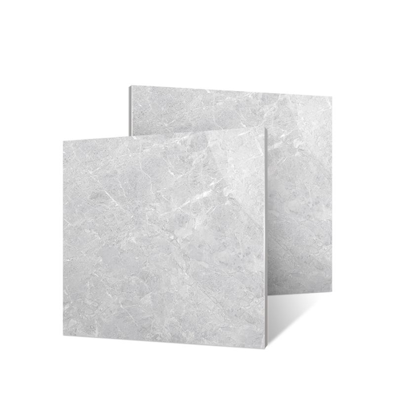 Marbling Square Floor Tile Straight Edge Slip Resistant Polished Tile Clearhalo 'Floor Tiles & Wall Tiles' 'floor_tiles_wall_tiles' 'Flooring 'Home Improvement' 'home_improvement' 'home_improvement_floor_tiles_wall_tiles' Walls and Ceiling' 1200x1200_35011e34-f02b-41be-b9ed-9f0d9da537fe