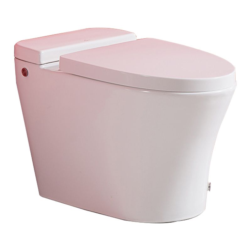 Contemporary Elongated Toilet Bowl Siphon Jet Flush Toilet with Seat for Bathroom Clearhalo 'Bathroom Remodel & Bathroom Fixtures' 'Home Improvement' 'home_improvement' 'home_improvement_toilets' 'Toilets & Bidets' 'Toilets' 1200x1200_61be20d1-6ff5-4422-a9e0-8b8dd45b3e2d