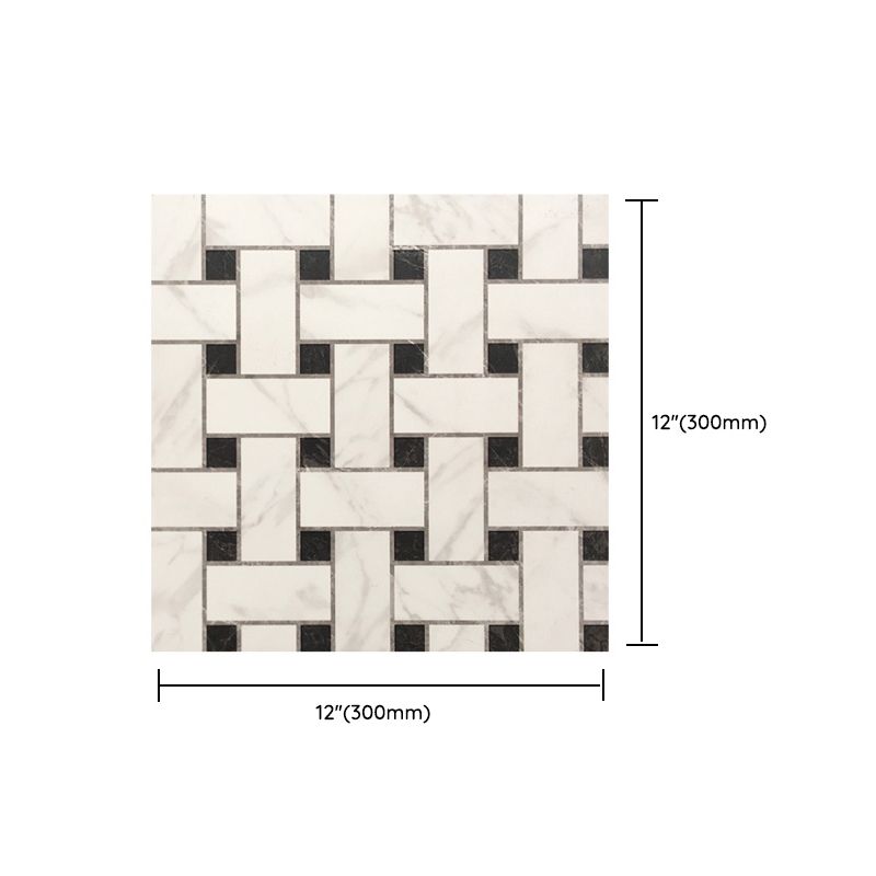 Modern Style Floor Tile Straight Edge Square Fabric Look Floor Tile Clearhalo 'Floor Tiles & Wall Tiles' 'floor_tiles_wall_tiles' 'Flooring 'Home Improvement' 'home_improvement' 'home_improvement_floor_tiles_wall_tiles' Walls and Ceiling' 1200x1200_83a5a18a-b654-4fd0-bf52-3208692f3191