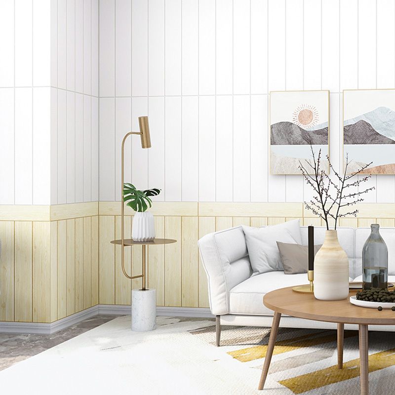 Living Room Wall Paneling Peel and Stick Wood Effect Design Waterproof Wall Paneling Clearhalo 'Flooring 'Home Improvement' 'home_improvement' 'home_improvement_wall_paneling' 'Wall Paneling' 'wall_paneling' 'Walls & Ceilings' Walls and Ceiling' 1200x1200_cc989976-b33f-430e-aa85-1b751c1e7f3d