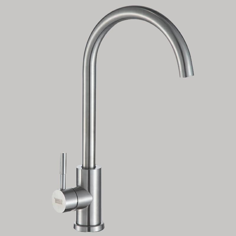 Modern 1-Handle Faucets 304 Stainless Steel with Water Dispenser Standard Kitchen Faucets Clearhalo 'Home Improvement' 'home_improvement' 'home_improvement_kitchen_faucets' 'Kitchen Faucets' 'Kitchen Remodel & Kitchen Fixtures' 'Kitchen Sinks & Faucet Components' 'kitchen_faucets' 1200x1200_cdebbcb8-8d4c-4461-90a9-5a8cc301cd2f