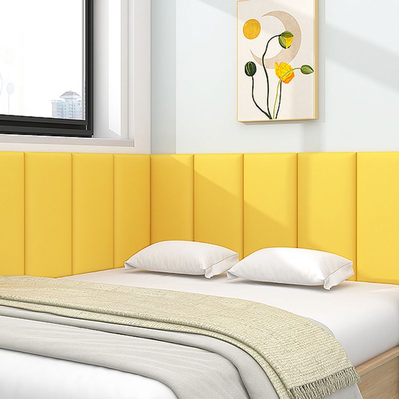 Upholstered Wall Panel Whole Colored PU Leather Waterproof Children's Room Wall Panel Clearhalo 'Flooring 'Home Improvement' 'home_improvement' 'home_improvement_wall_paneling' 'Wall Paneling' 'wall_paneling' 'Walls & Ceilings' Walls and Ceiling' 1200x1200_f9210dfb-f022-4fe6-bcbe-57a57cf972ac