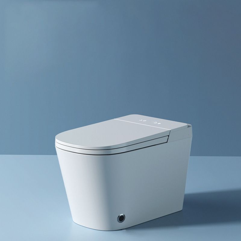 Modern Skirted Toilet Bowl Siphon Jet Toilet with Soft-Close Seat for Bathroom Clearhalo 'Bathroom Remodel & Bathroom Fixtures' 'Home Improvement' 'home_improvement' 'home_improvement_toilets' 'Toilets & Bidets' 'Toilets' 1200x1200_ff409b51-40ca-4450-b1de-e07ae0e7c682