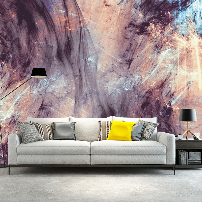 Abstract Rock Texture Wall Murals Modern Art Non-Woven Fabric Wall Covering in Brown Brown Clearhalo 'Wall Decor' 'Wall Mural' 1203576