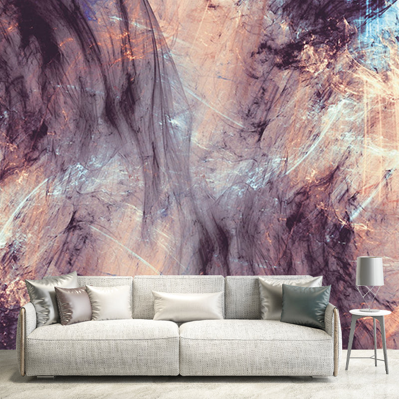 Abstract Rock Texture Wall Murals Modern Art Non-Woven Fabric Wall Covering in Brown Clearhalo 'Wall Decor' 'Wall Mural' 1203578