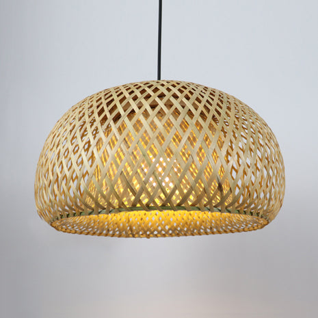 Hand Woven Hanging Light Countryside Rattan 7