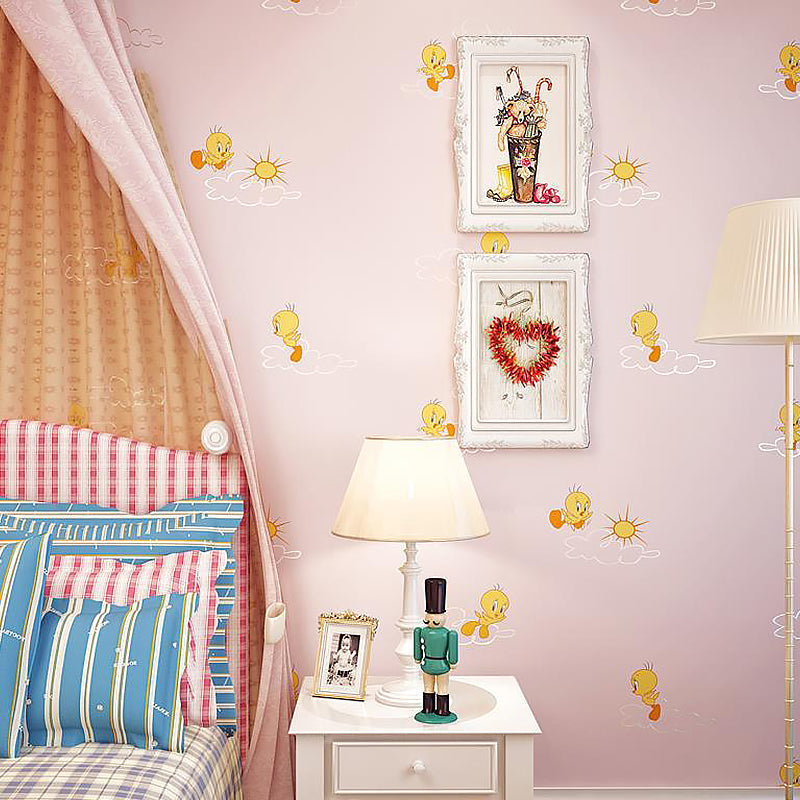 Novelty Cartoon Duck Wallpaper for Childrens Bedroom 33' x 20.5