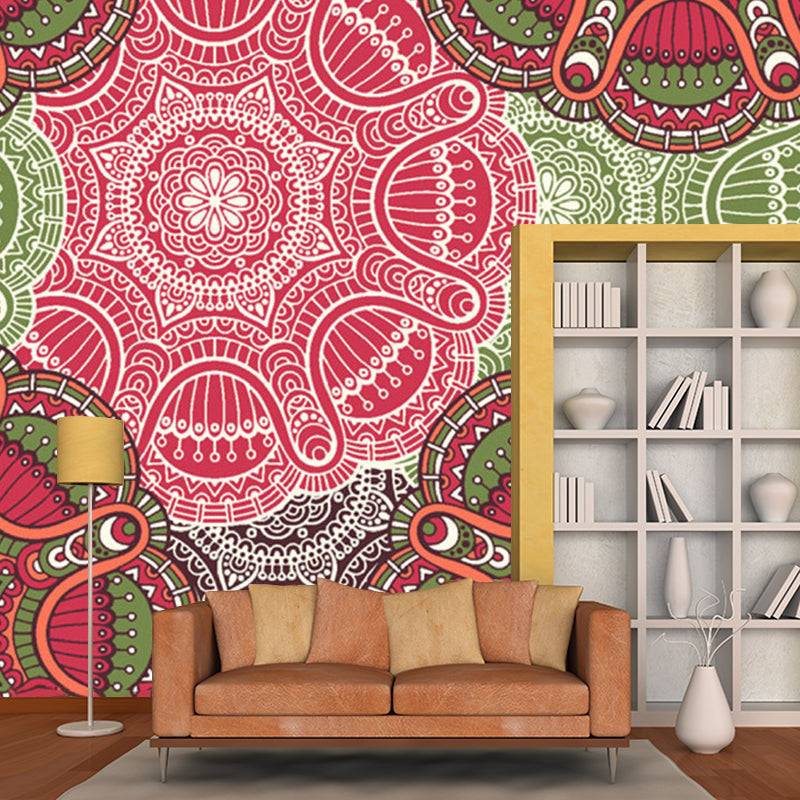 Abstract Wall Covering Murals Bohemian Waterproof Bedroom Wall Decor, Custom Print Clearhalo 'Wall Decor' 'Wall Mural' 1213364