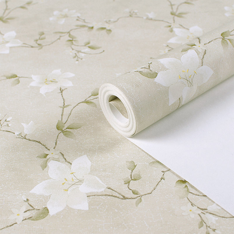 Country Flower Wallpaper Roll for Accent Wall 33' x 20.5