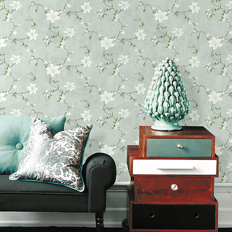 Country Flower Wallpaper Roll for Accent Wall 33' x 20.5