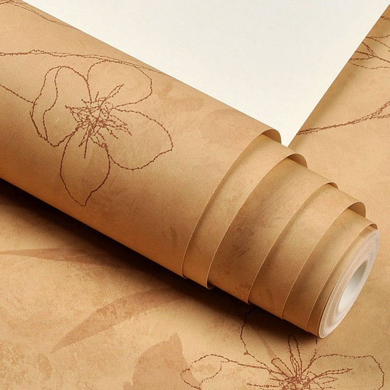 Countryside Flower Wallpaper Roll for Accent Wall 33' x 20.5