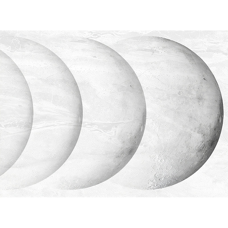 Photography Moon Eclipse Wall Murals Large Size Wall Covering for Bedroom Decoration Clearhalo 'Wall Decor' 'Wall Mural' 1273840