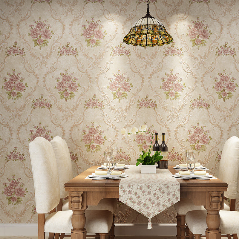 Rustic Floral Design Wallpaper for Dining Room 33' x 20.5