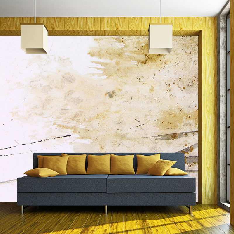 Light-Brown Abstract Murals Wallpaper Stain Resistant Minimalist Home Wall Decor Clearhalo 'Wall Decor' 'Wall Mural' 1284961